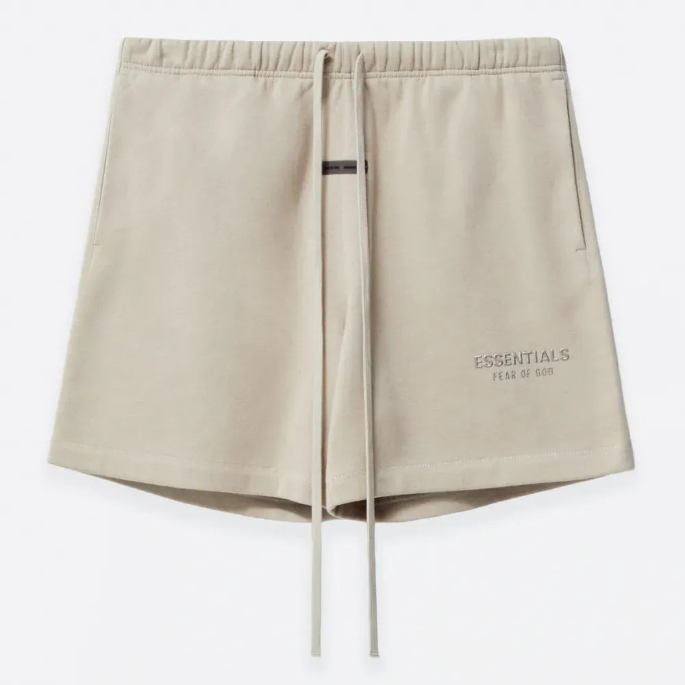 Fear of God Essentials Soccer Fleece Shorts (Timber)