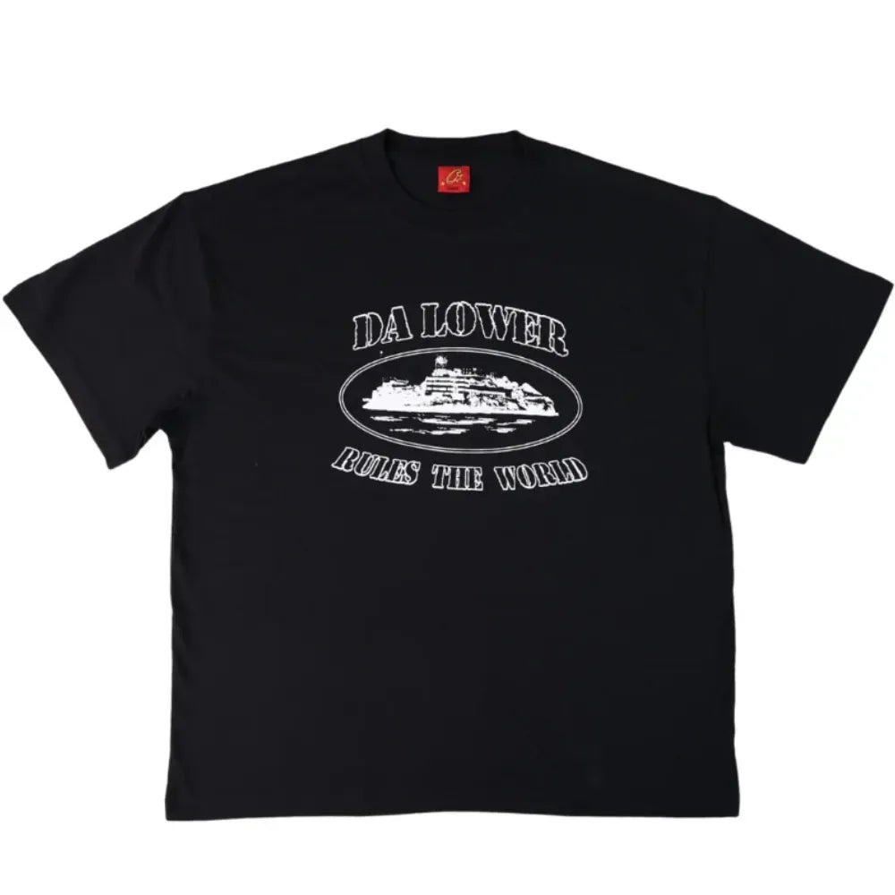 Camiseta Corteiz Alcatraz Da Lower Black
