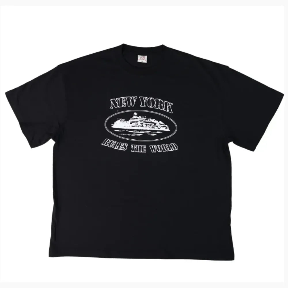Camiseta Corteiz Alcatraz New York Black