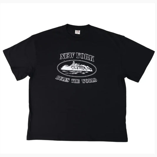 Camiseta Corteiz Alcatraz New York Black