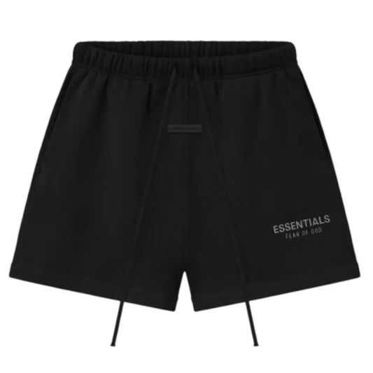 Fear of God Essentials Classic Fleece Shorts (Jet Black)
