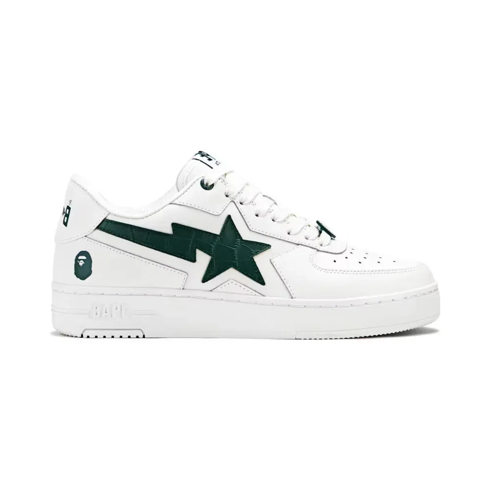 BAPE Sta Icon #1 (White/Green Croc)