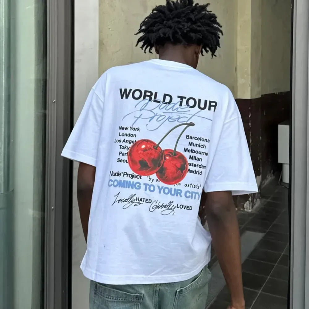 Camiseta Nude Project Tour White