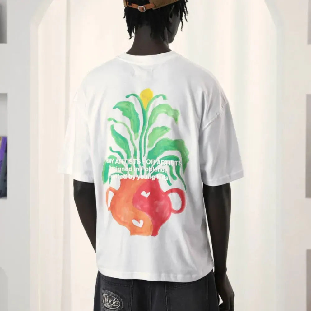Camiseta Nude Project Plant White