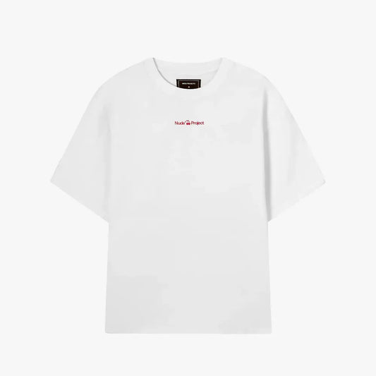 Camiseta Nude Project Cherry Logo White