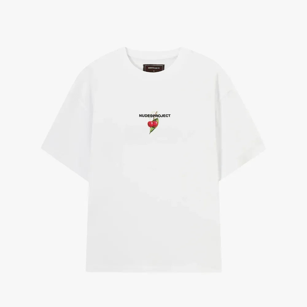 Camiseta Nude Project Locally Hated Cherry White