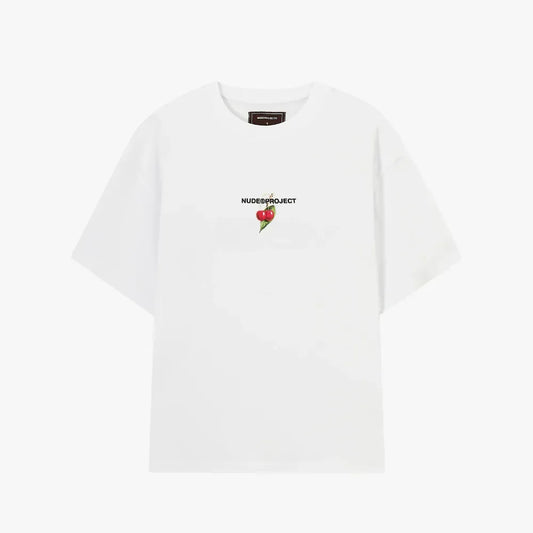 Camiseta Nude Project Locally Hated Cherry White