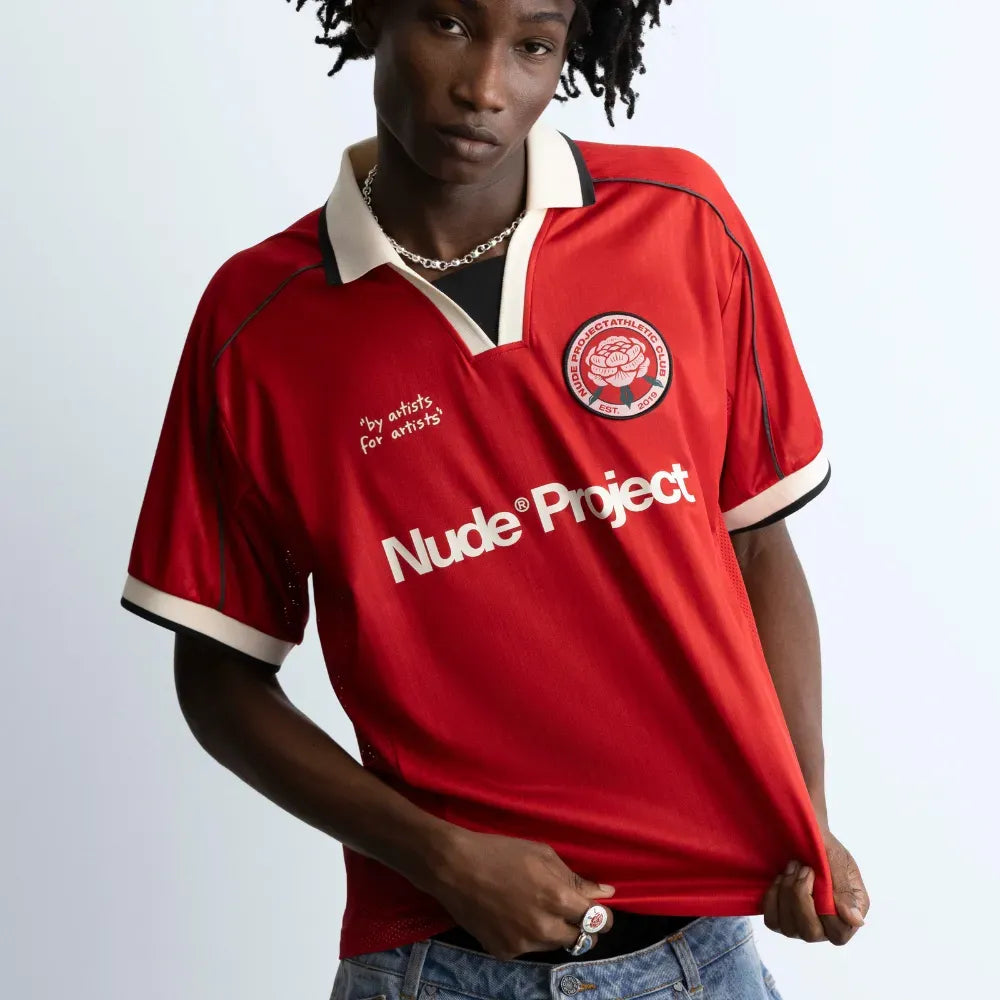 Camiseta Nude Project Basic Football Red