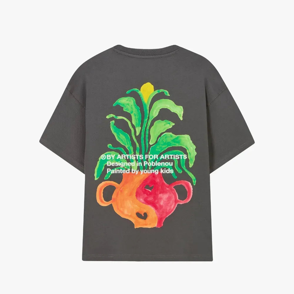 Camiseta Nude Project Plant Ash Grey