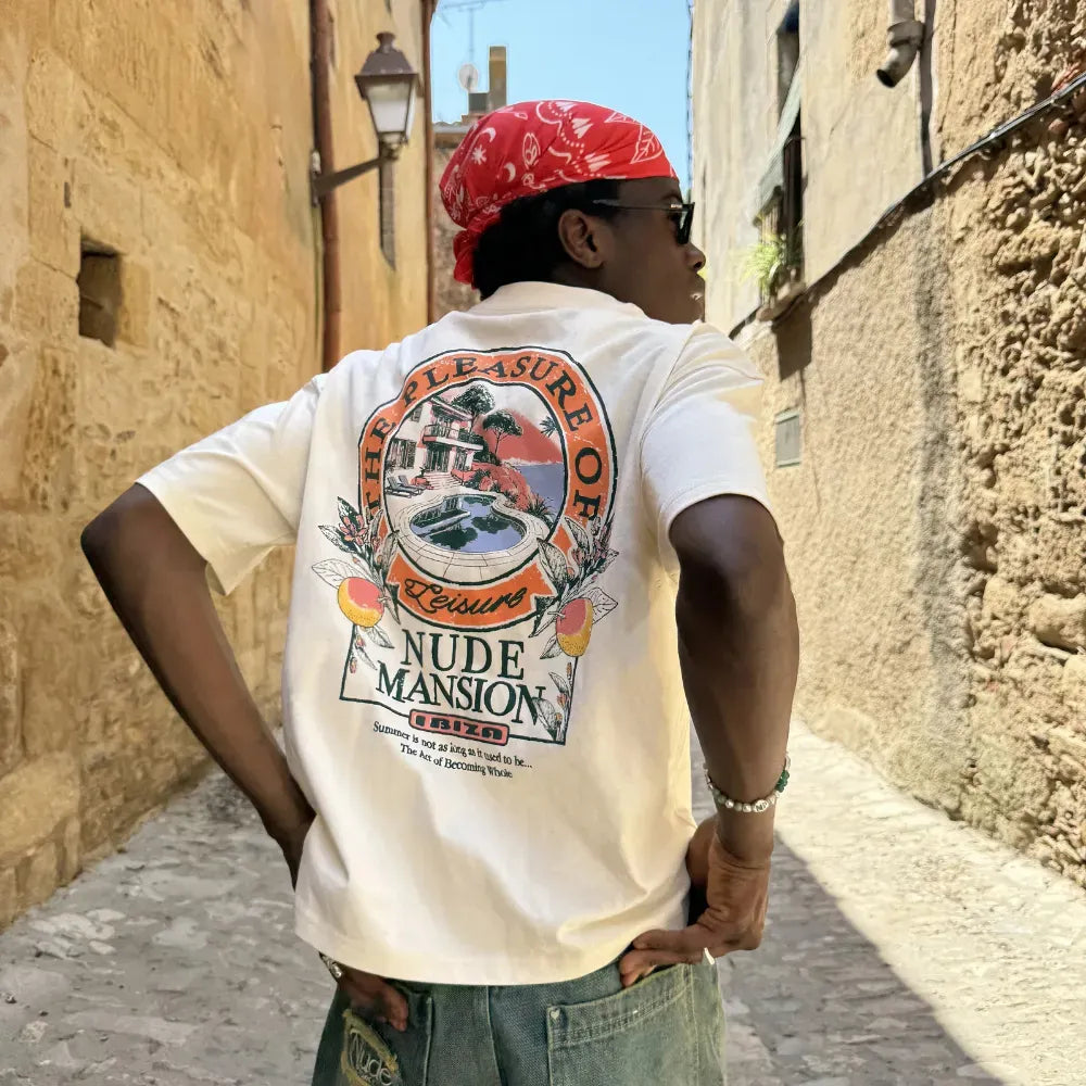Camiseta Nude Project Mansion Marshmallow