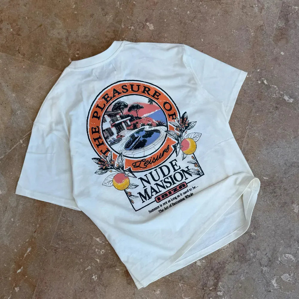 Camiseta Nude Project Mansion Marshmallow