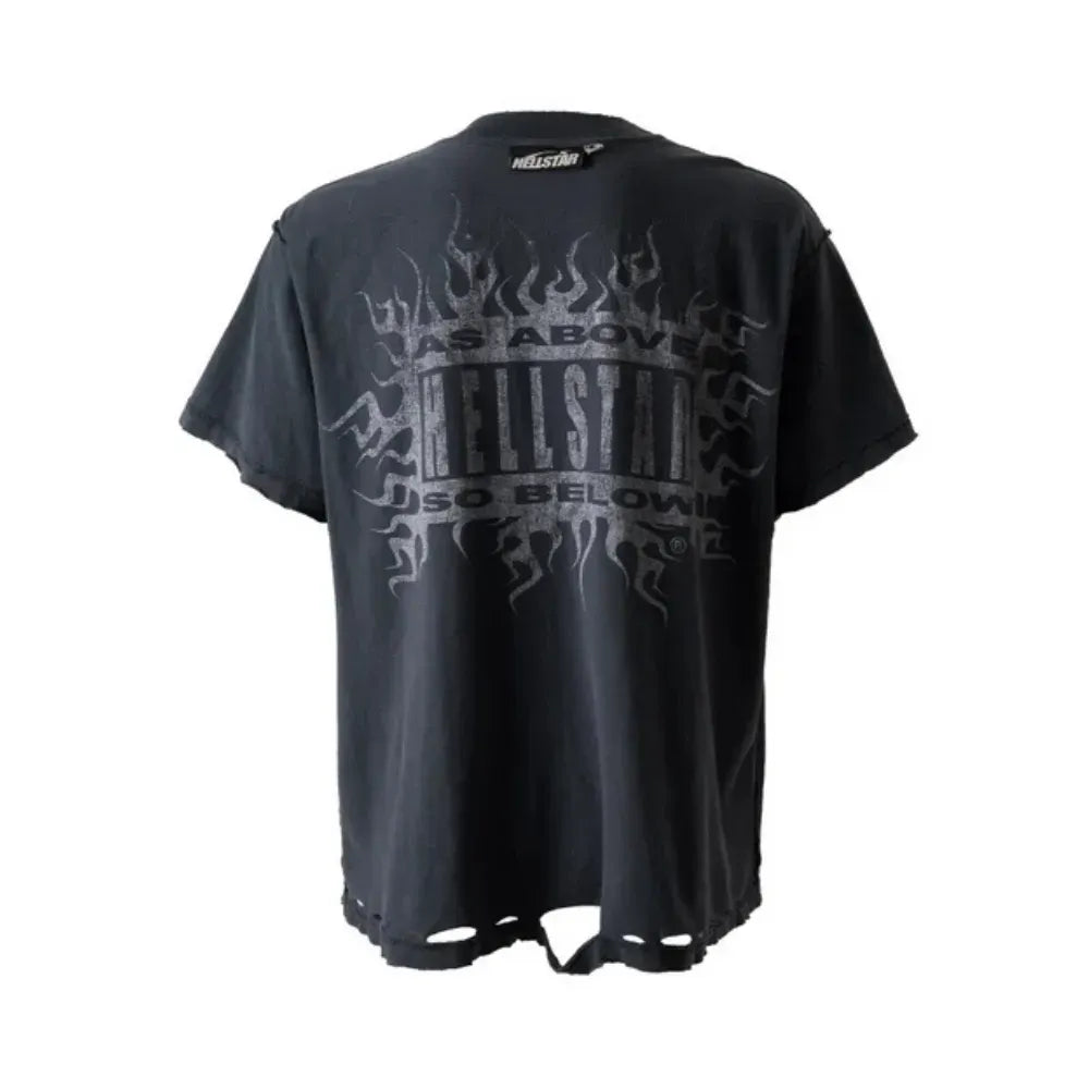 Camiseta Hellstar Spiritual Injection Reversible Black