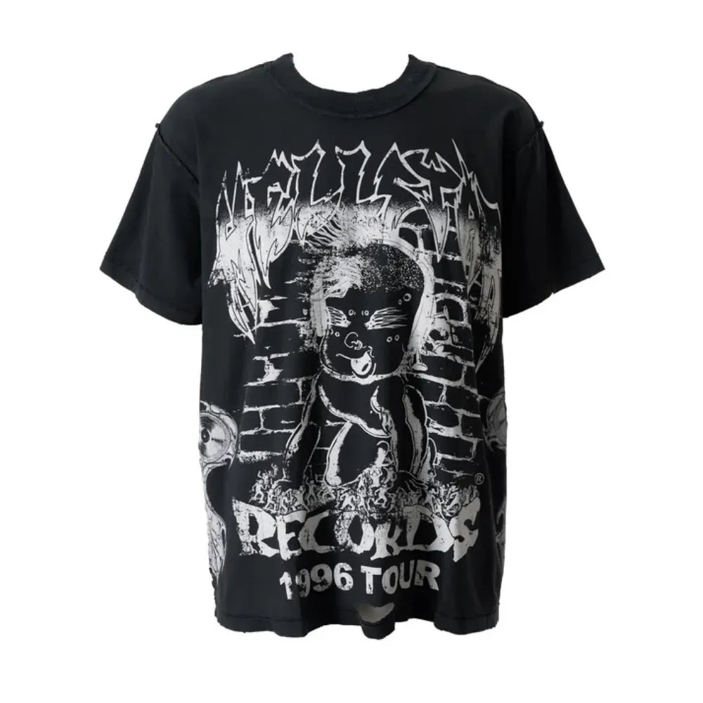 Camiseta Hellstar Record Baby Black