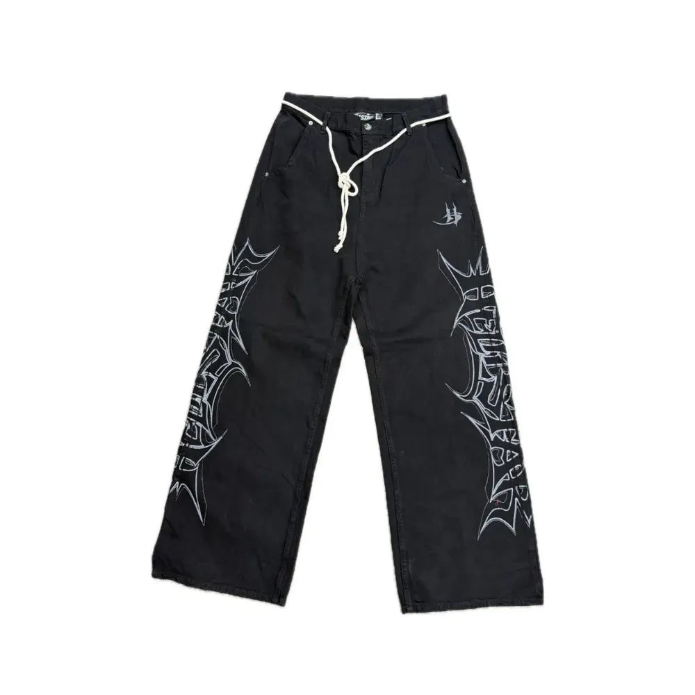 Calça Hellstar Gothic Jeans Black