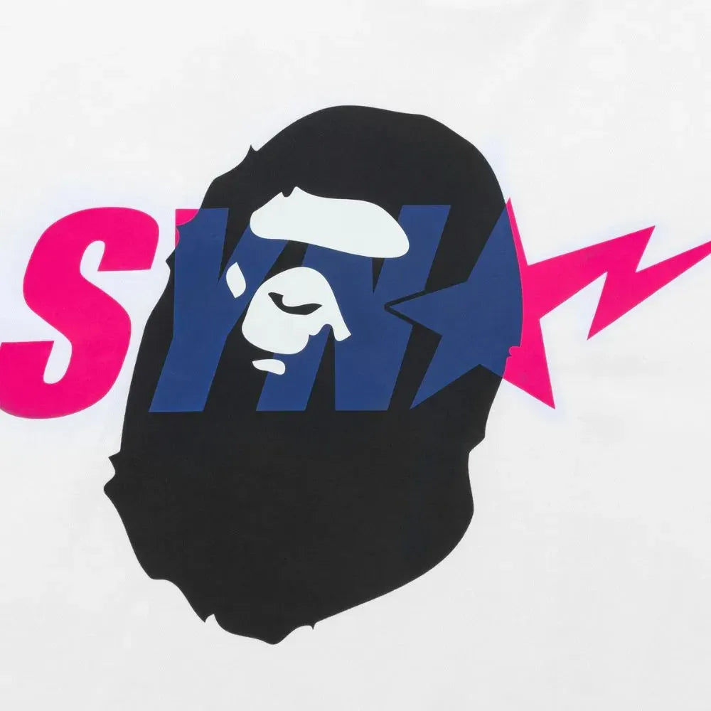 Spotify x SYNA By Central Cee x BAPE Ape Head Tee (White)