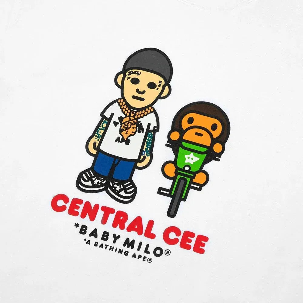 Spotify x SYNA By Central Cee x BAPE Bax Milo Relaxed Fit Tee (White)