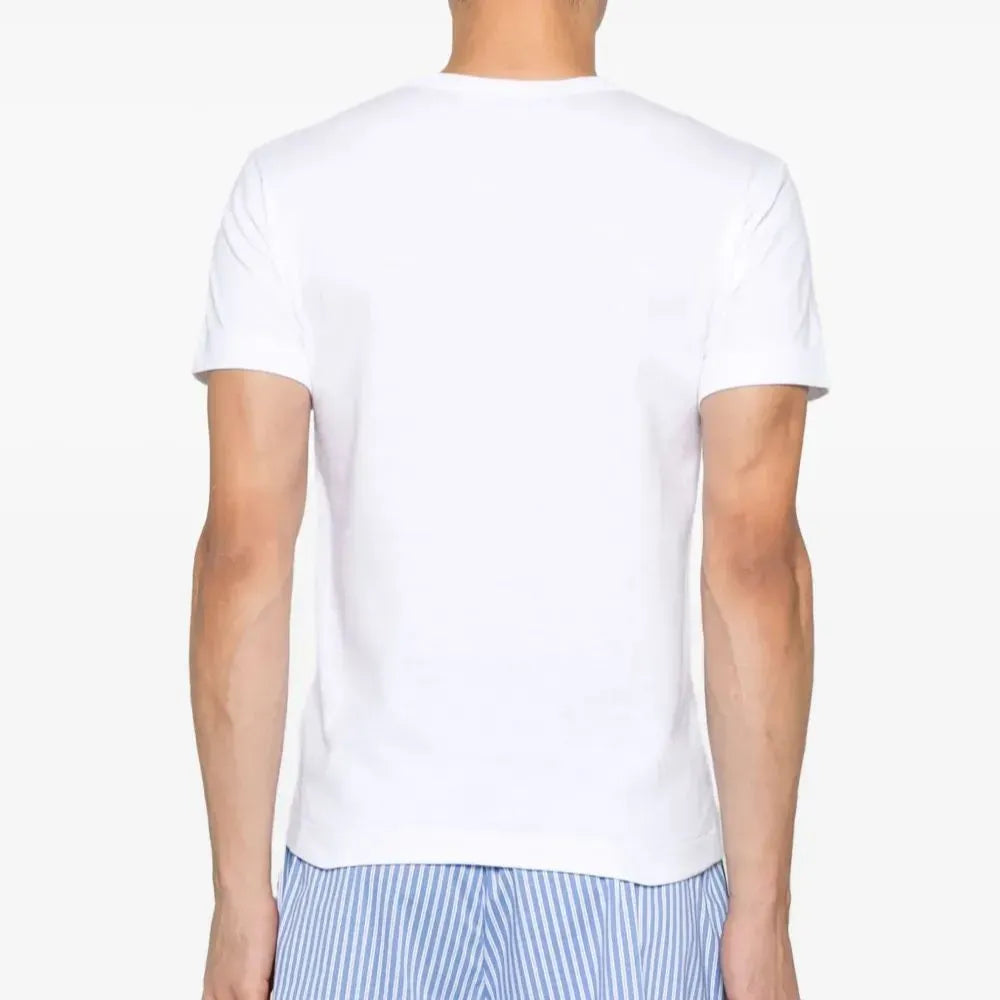 Camiseta Comme des Garçons PLAY Mini Heart Logo White