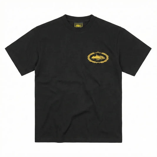 Camiseta Corteiz Royale Heavyweight Black Yellow