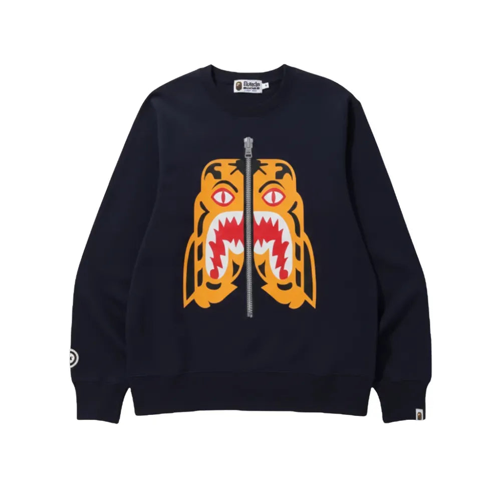 BAPE Tiger Crewneck (Navy)