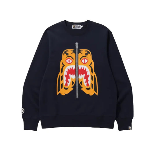 BAPE Tiger Crewneck (Navy)