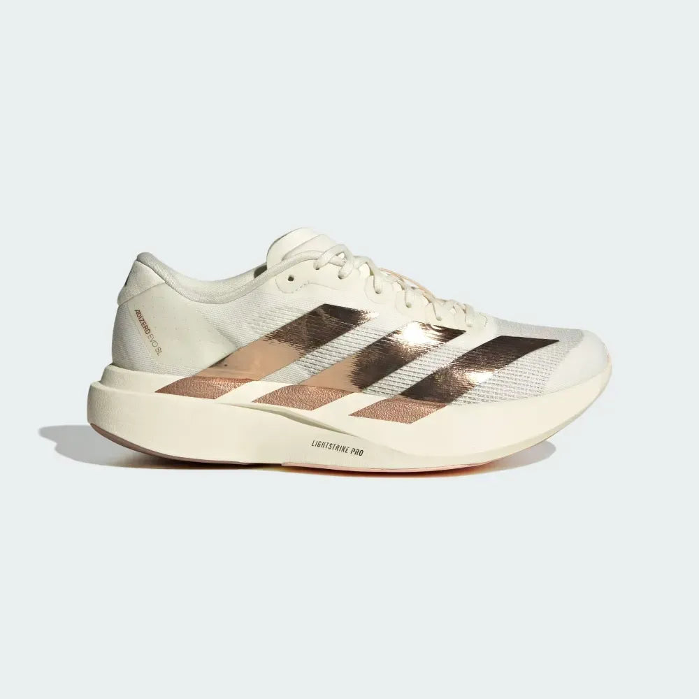 adidas Adizero Evo SL Off White Copper Metallic Blush Pink