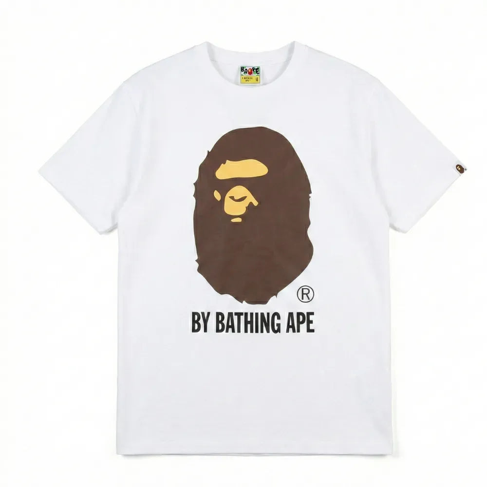 BAPE Big Ape Head Tee (White/Brown)