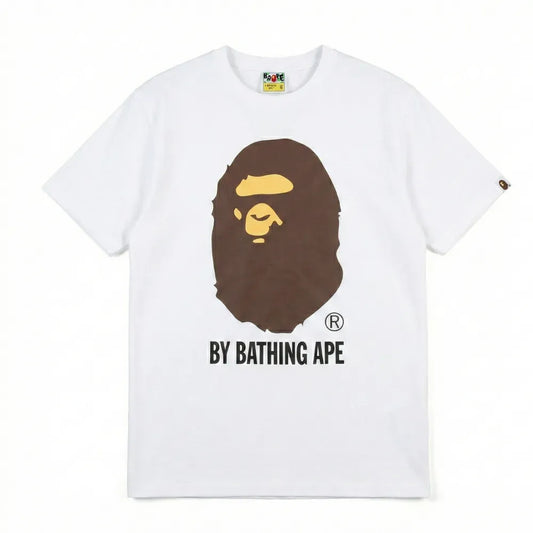 BAPE Big Ape Head Tee (White/Brown)