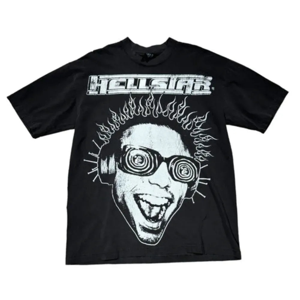 Camiseta Hellstar Face Black