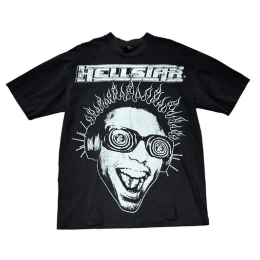 Camiseta Hellstar Face Black