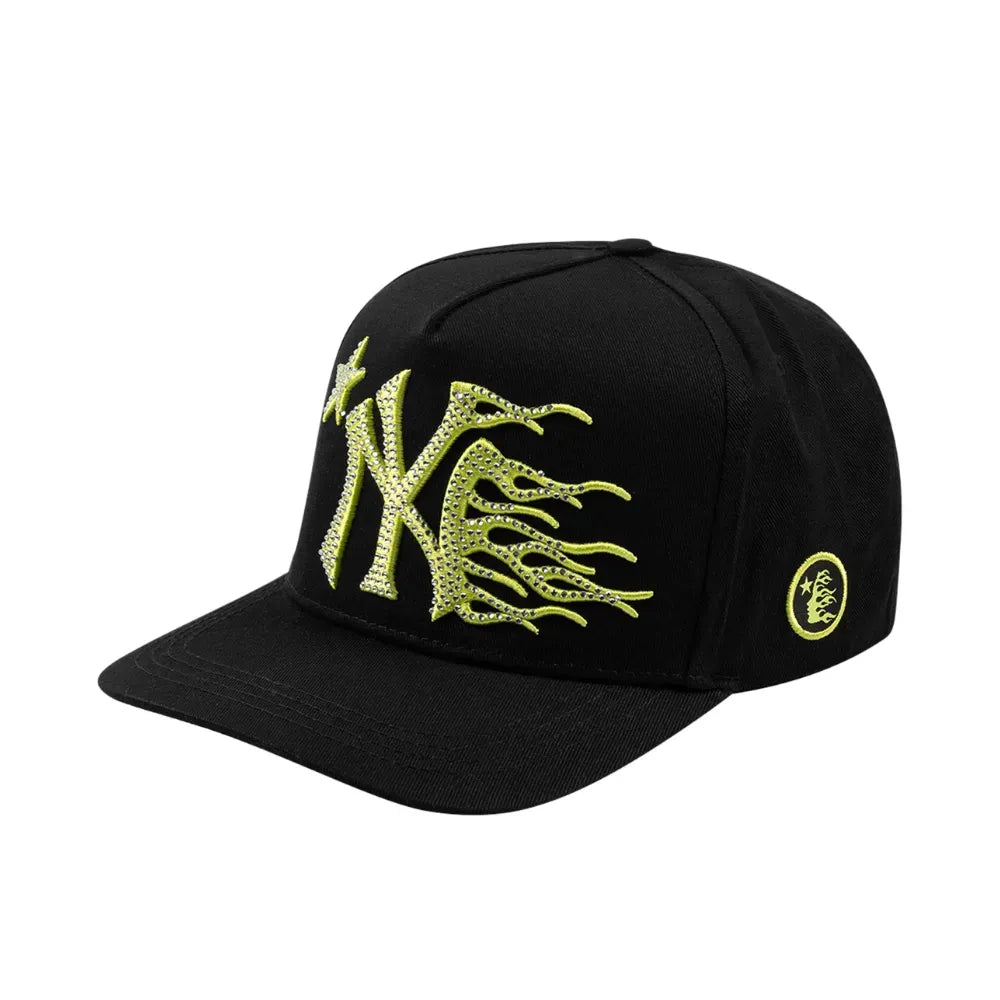Boné Hellstar NY Snapback Neon Black
