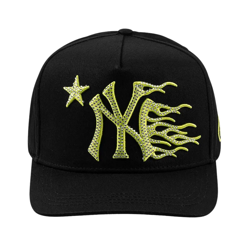 Boné Hellstar NY Snapback Neon Black