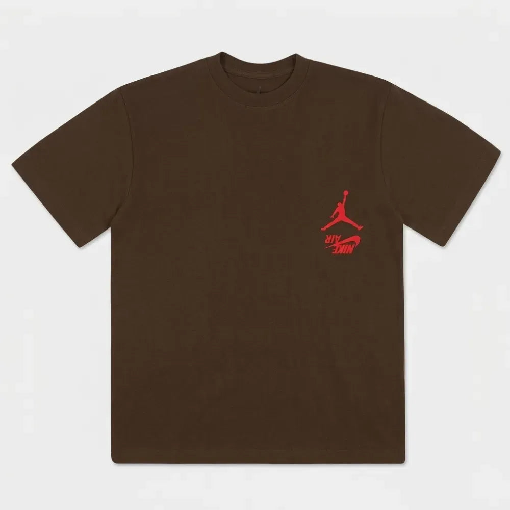 Air Jordan x Travis Scott Camiseta Cactus Jack Highest Brown