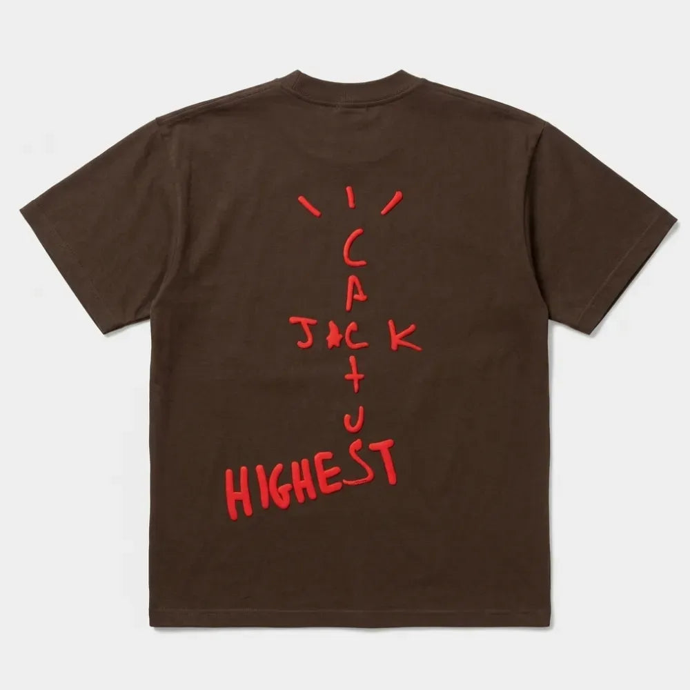 Air Jordan x Travis Scott Camiseta Cactus Jack Highest Brown