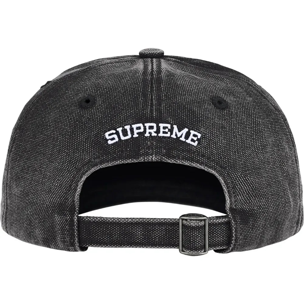 Boné Supreme Pigment Coated S Logo 6-Panel Black