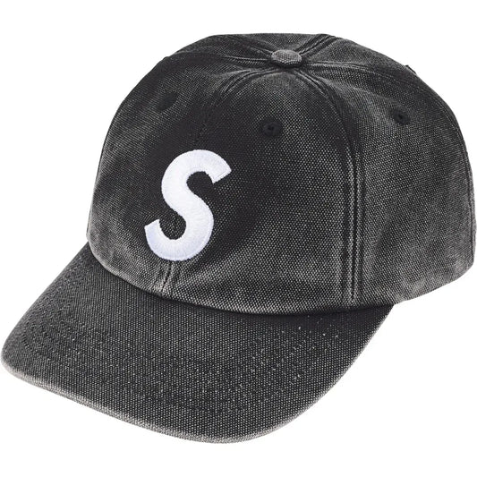 Boné Supreme Pigment Coated S Logo 6-Panel Black