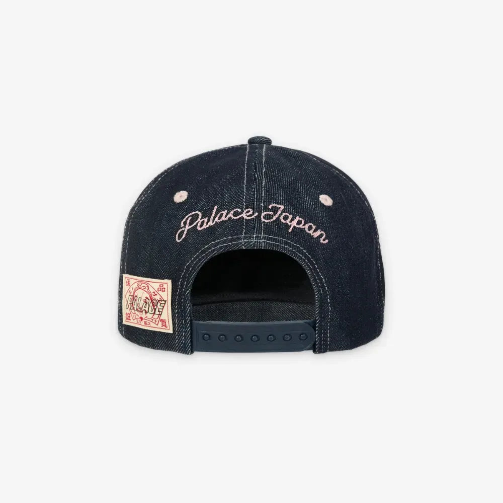 Evisu x Palace Boné Snapback Indigo