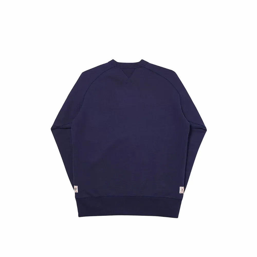 Evisu x Palace Moletom Reversible Crew Navy