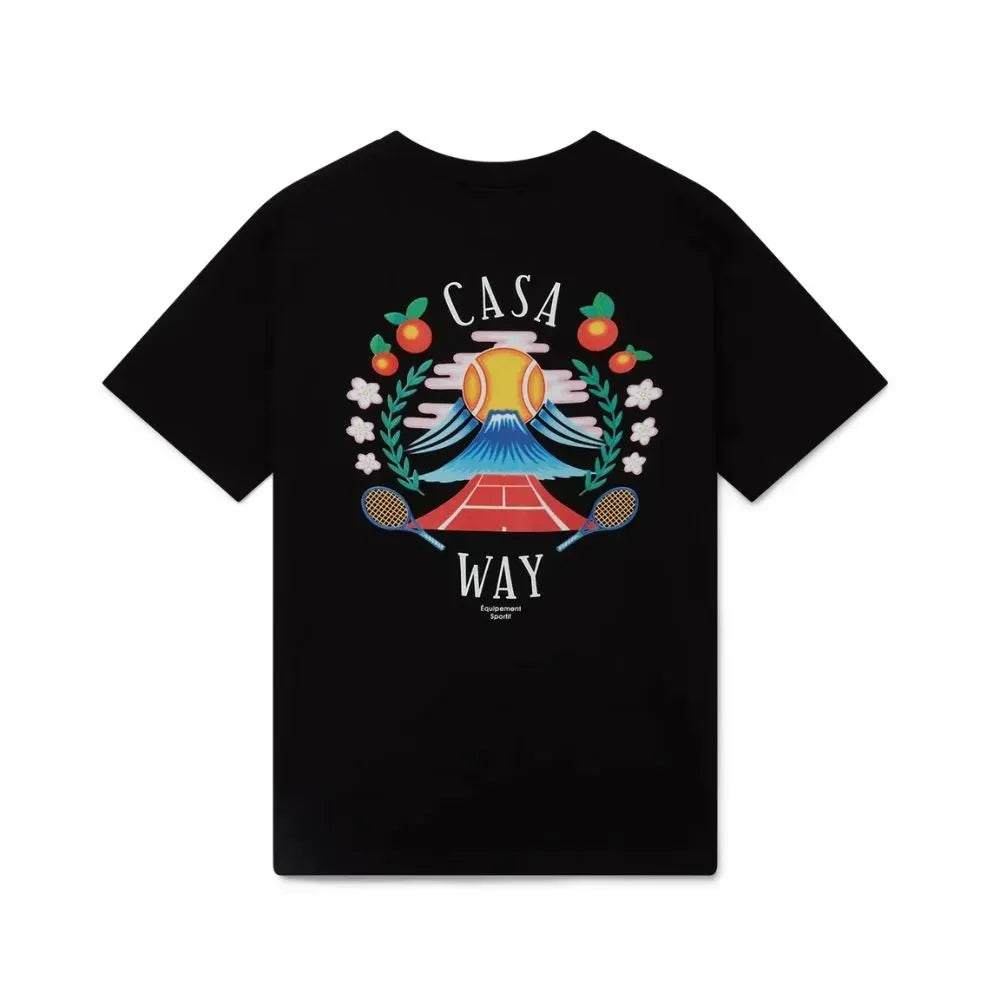 Camiseta Casablanca Casa Way Mountain Black