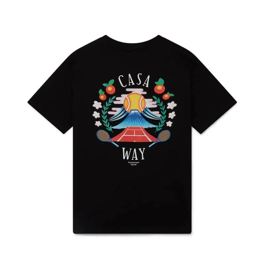 Camiseta Casablanca Casa Way Mountain Black