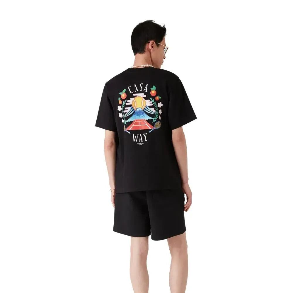 Camiseta Casablanca Casa Way Mountain Black
