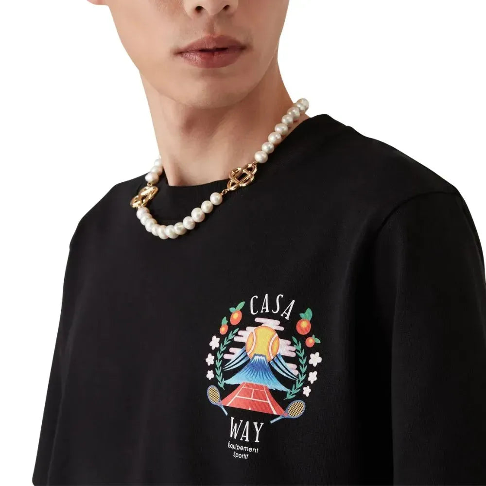 Camiseta Casablanca Casa Way Mountain Black