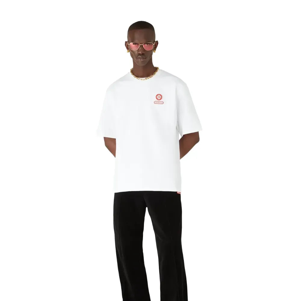 Camiseta Casablanca Logo Patch White