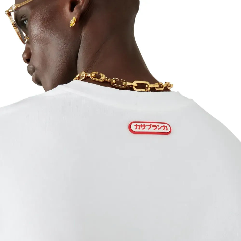 Camiseta Casablanca Logo Patch White