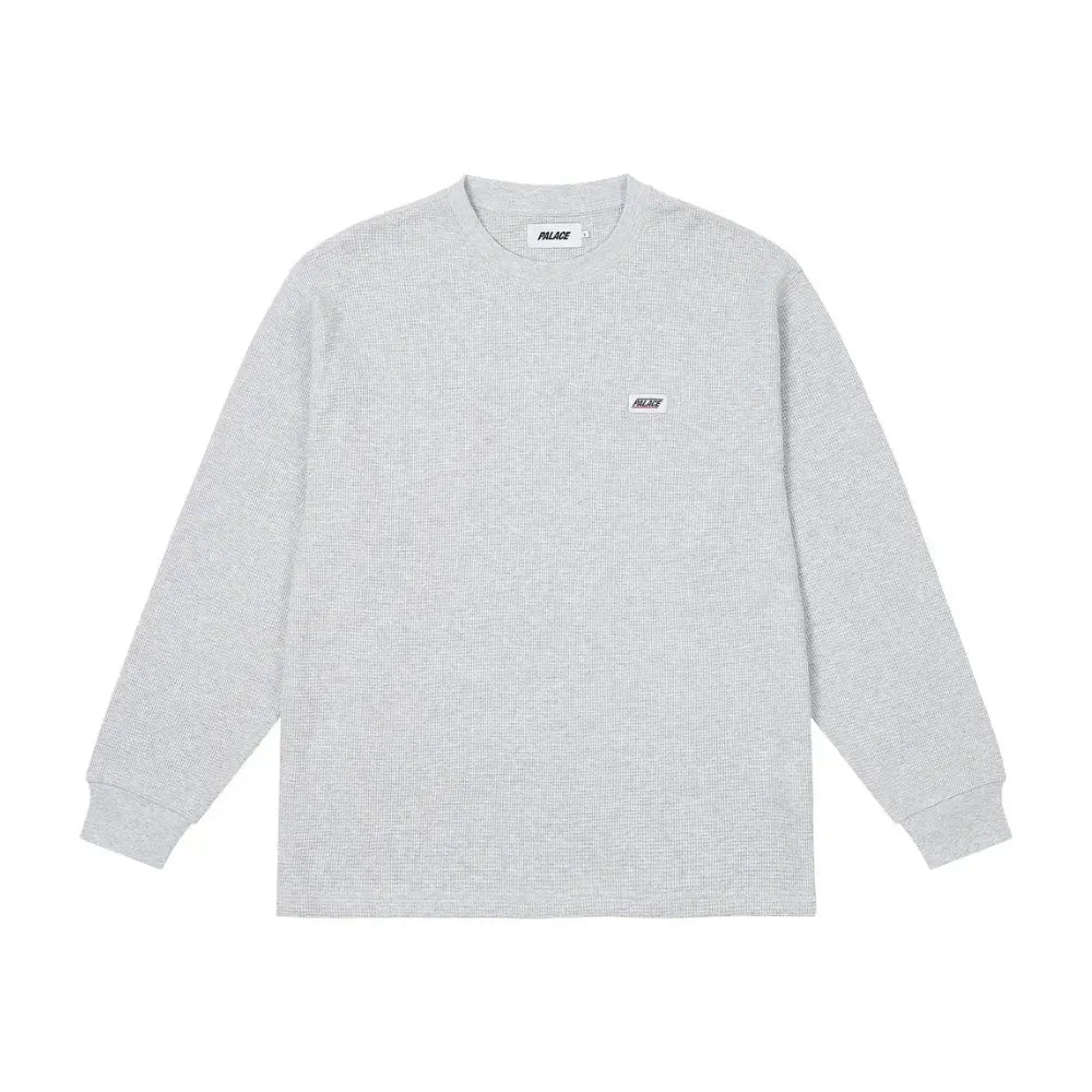 Crewneck Palace Basically A Thermal Longsleeve Grey Marl