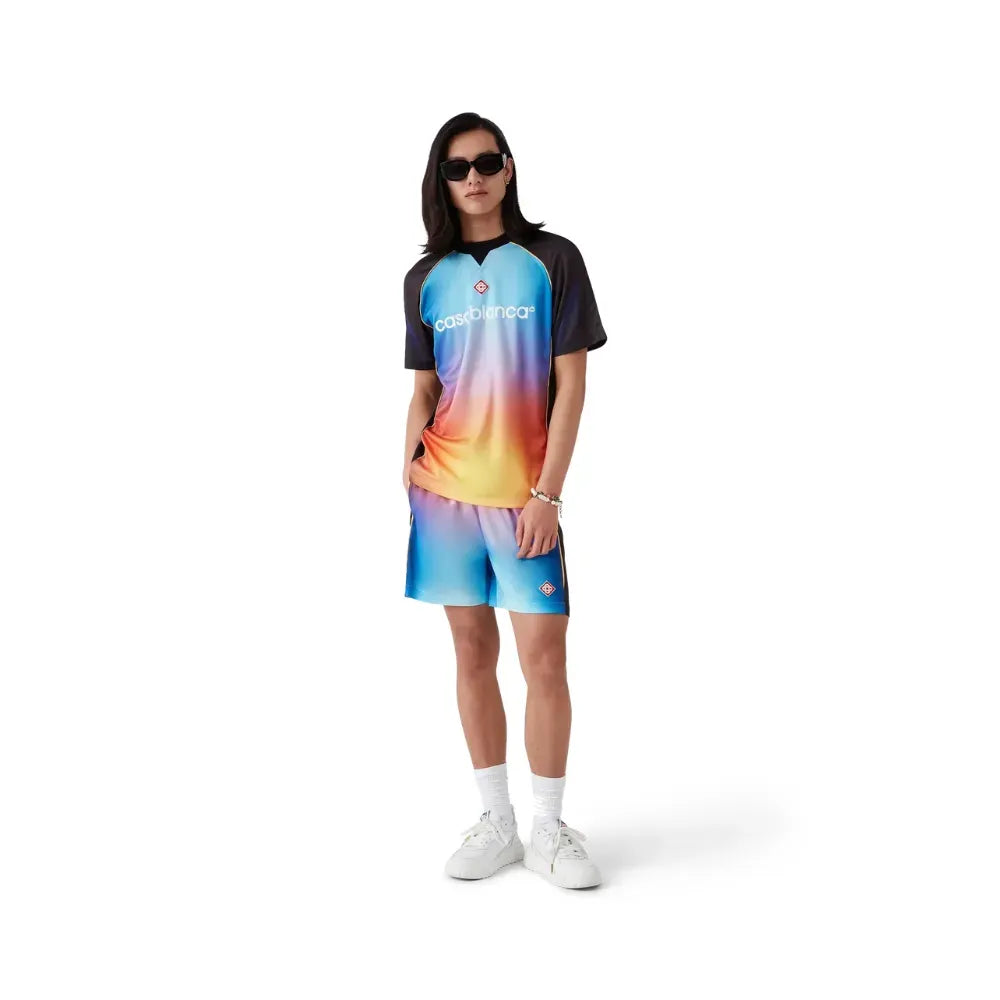 Camiseta Casablanca Gradient Football Blue