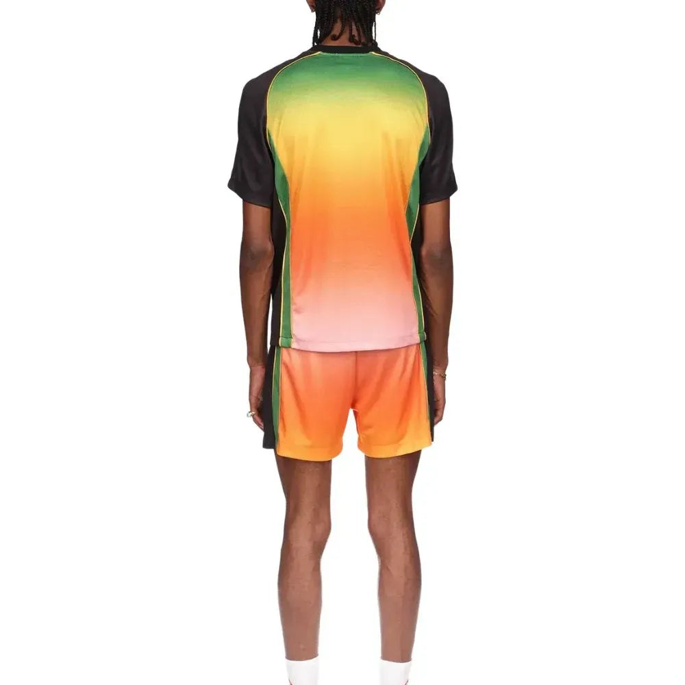 Camiseta Casablanca Gradient Short Sleeve Football Orange