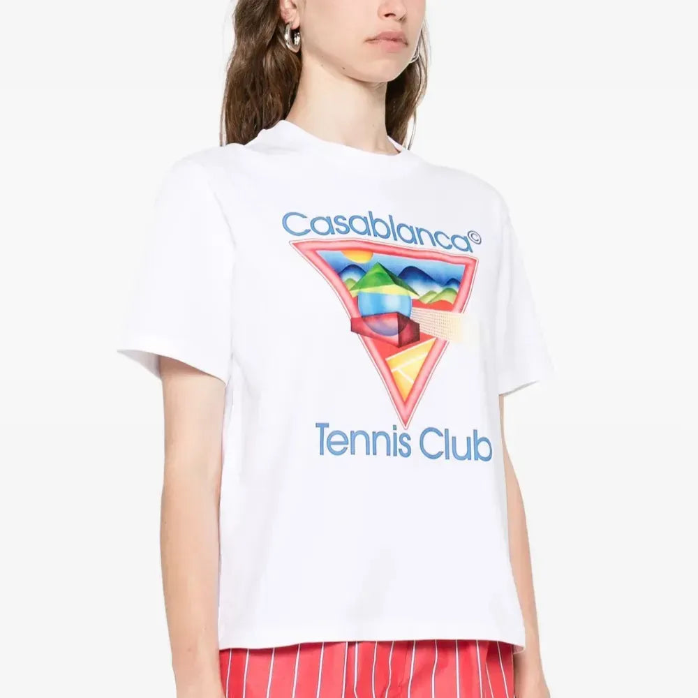 Camiseta Casablanca Tennis Club Icon White