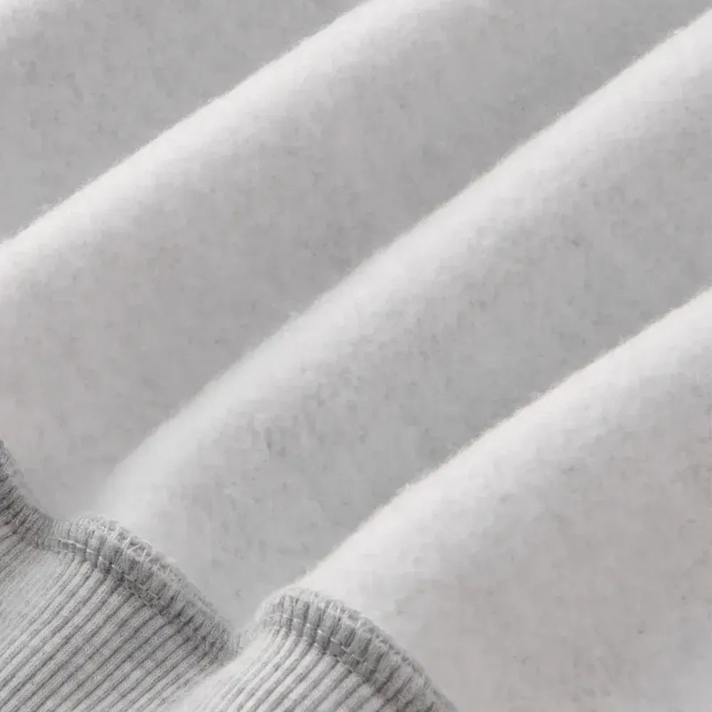 Moletom Nude Project Basic Cherry Quarter-Zip Grey