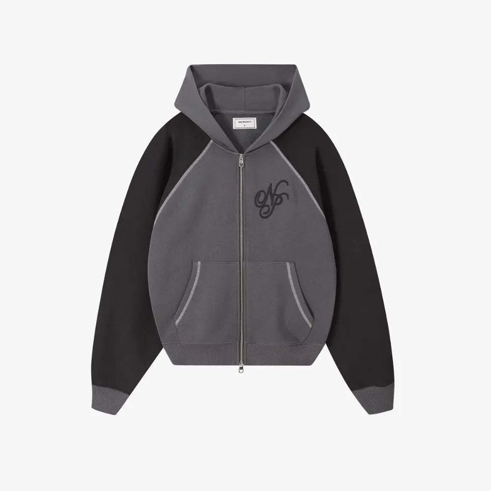 Moletom Nude Project Team Zip-Up Ash