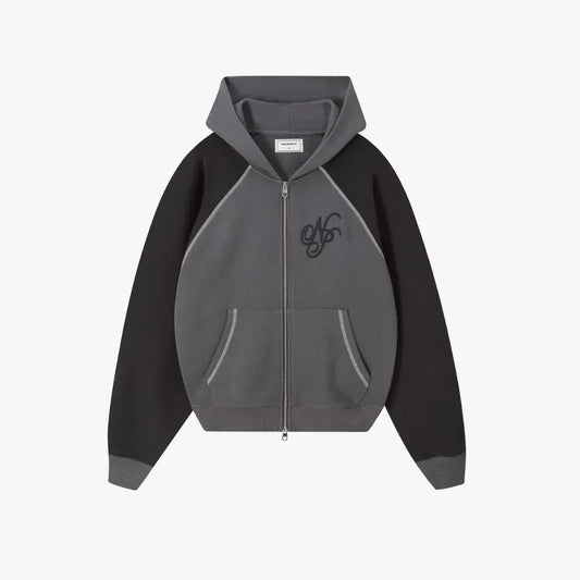 Moletom Nude Project Team Zip-Up Ash